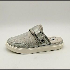 Rocket Dog Womens Brit Slip On Mule Grey Fabric Sz 7 M NEW